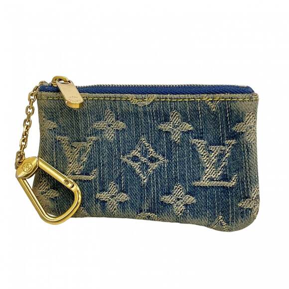 LOUIS VUITTON Accessories - Louis Vuitton Monogram Denim Pochette Cle Wallet/Coin Case M95343 Blue Men's/...